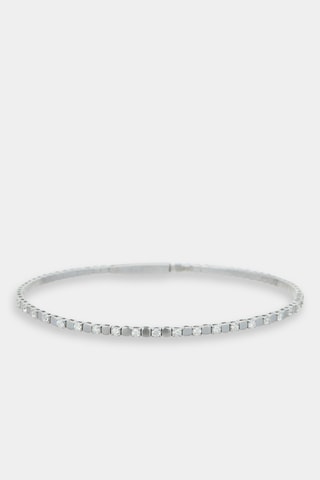 Jonc Catherine - Or blanc et diamants