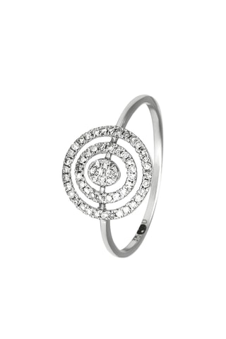 Bague Chios - Or blanc et diamants