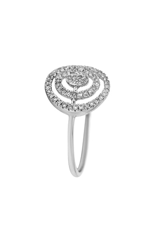 Bague Chios - Or blanc et diamants