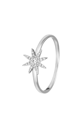 Bague Stella - Or blanc et diamants