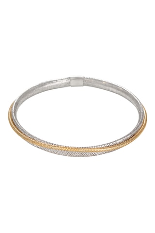 Bracelet Matera - Or blanc et or jaune