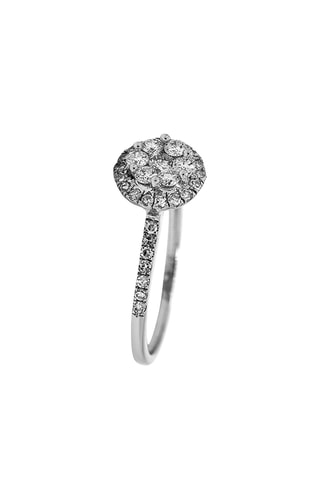 Bague Altesse - Or blanc et diamants