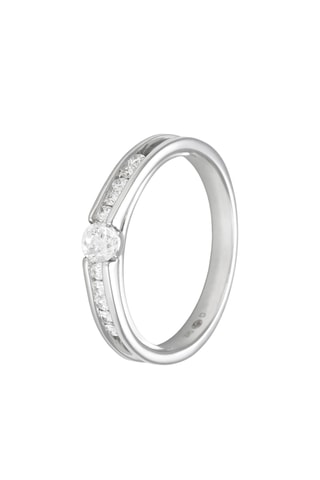 Bague Toute la vie - Or blanc et diamants