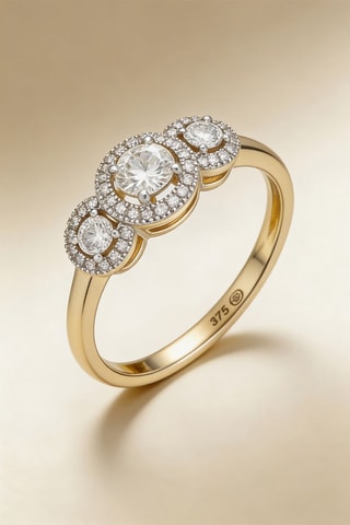 Bague Adina - Or jaune et diamants