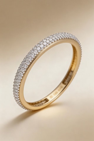 Bague Nyx - Or jaune et diamants