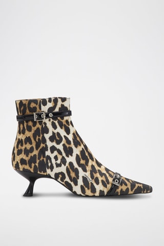Botines - Negro y marrón - Ganni