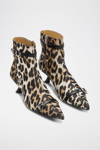 Botines - Negro y marrón - Ganni