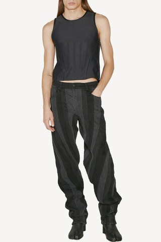 Camiseta de tirantes - Negro - Mugler