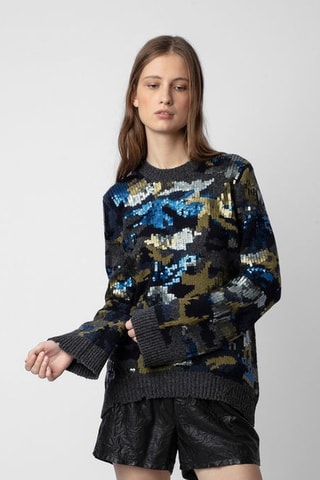 Jersey de lana merino - Negro