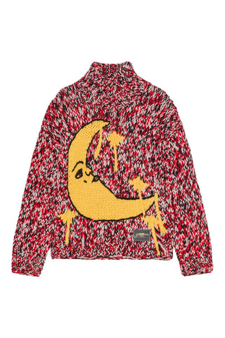 Jersey de lana - Rojo y amarillo - Ganni