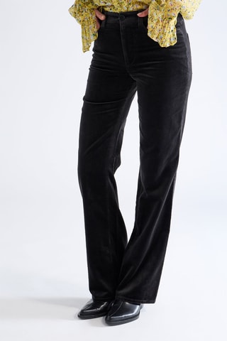 Pantalón de tiro alto - Gris oscuro
