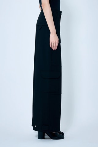 Pantalón cargo - Negro - Ganni