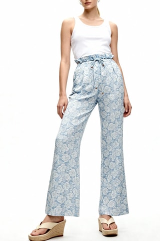 Pantalón - Celeste - Ganni