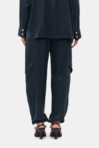 Pantalón - Azul marino - Ganni