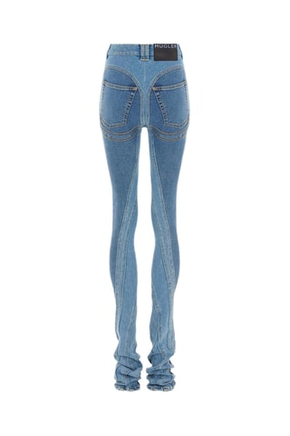 Vaquero de tiro alto - Azul - Mugler