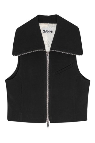 Chaleco - Negro - Ganni