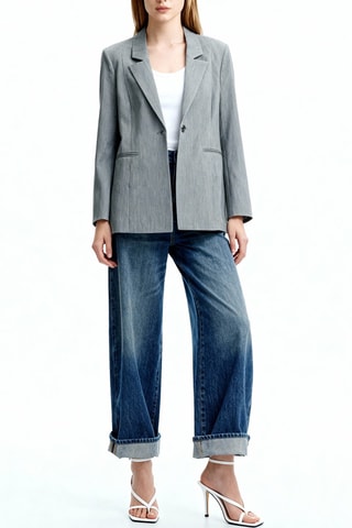 Chaqueta - Gris - Ganni