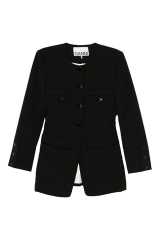 Chaqueta - Negro - Ganni