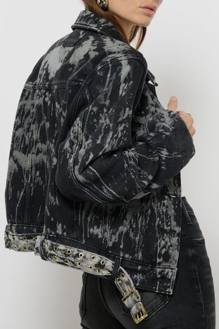 Chaqueta de algodón orgánico - Negro - Ganni