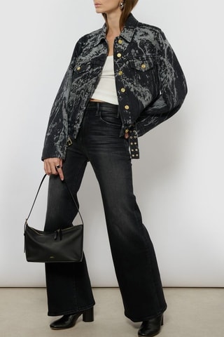 Chaqueta de algodón orgánico - Negro - Ganni