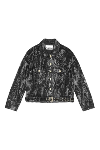 Chaqueta de algodón orgánico - Negro - Ganni