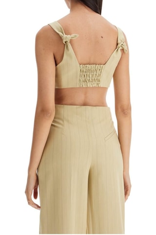 Crop top - Beige - Ganni