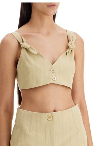 Crop top - Beige - Ganni