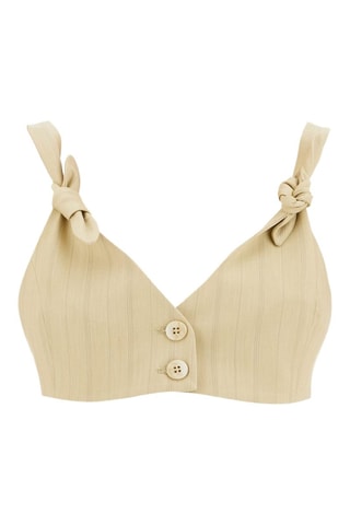 Crop top - Beige - Ganni