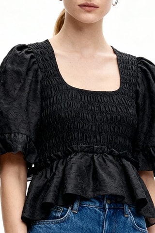 Top - Negro - Ganni