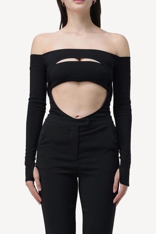 Top - Negro - Mugler
