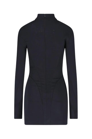 Vestido corto - Negro - Mugler