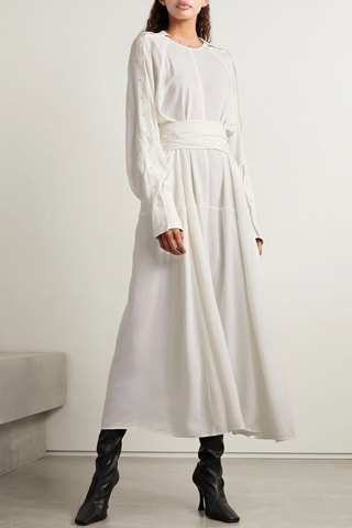 Vestido largo - Blanco - Proenza Schouler