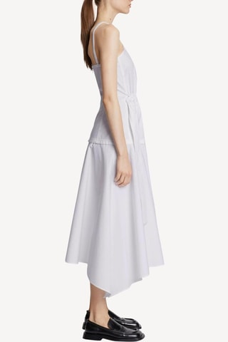 Vestido asimétrico sin mangas - Blanco - Proenza Schouler