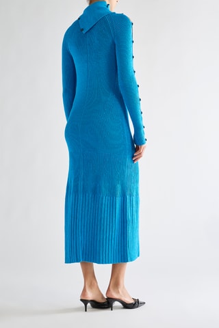 Vestido jersey - Azul - Proenza Schouler