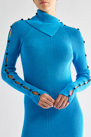 Vestido jersey - Azul - Proenza Schouler