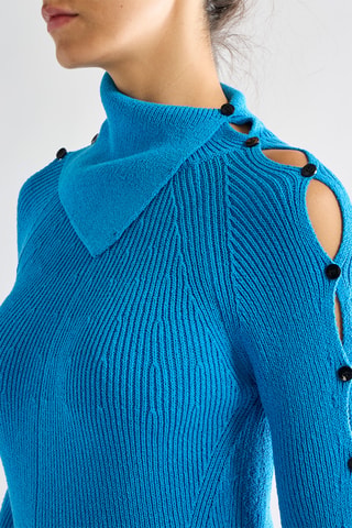 Vestido jersey - Azul - Proenza Schouler