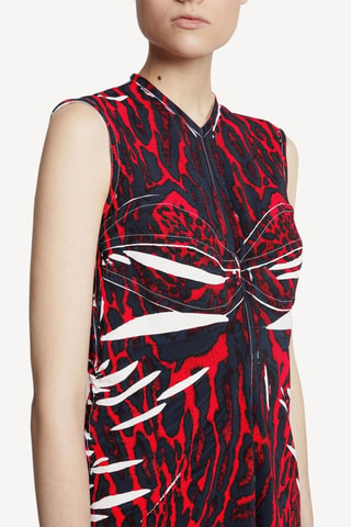 Vestido largo sin mangas - Rojo - Proenza Schouler