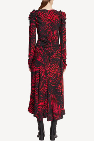 Vestido midi - Rojo - Proenza Schouler