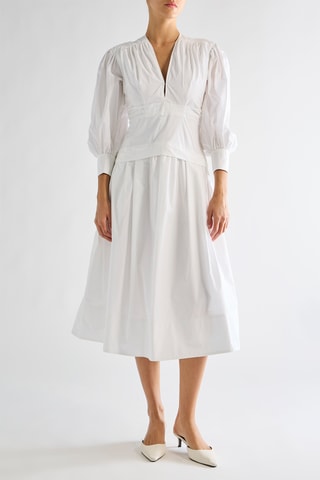 Vestido midi - Blanco - Proenza Schouler