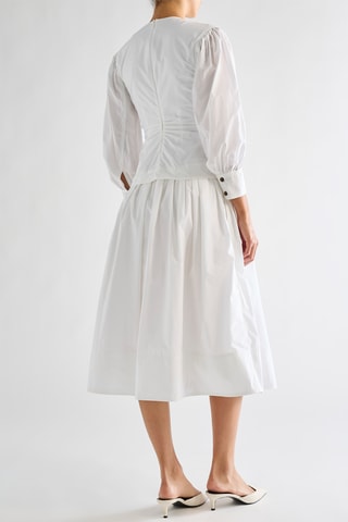 Vestido midi - Blanco - Proenza Schouler