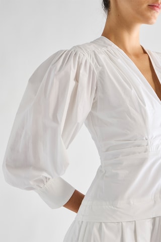 Vestido midi - Blanco - Proenza Schouler