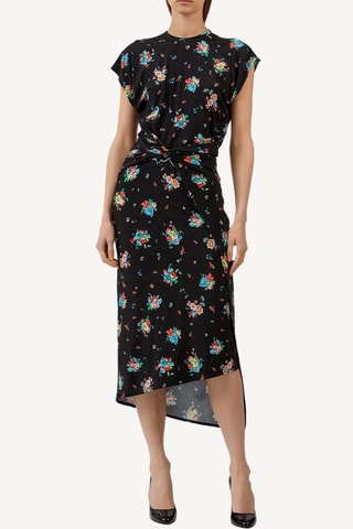 Vestido midi - Negro - Paco Rabanne