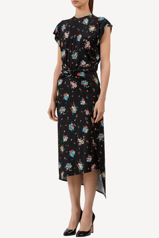 Vestido midi - Negro - Paco Rabanne