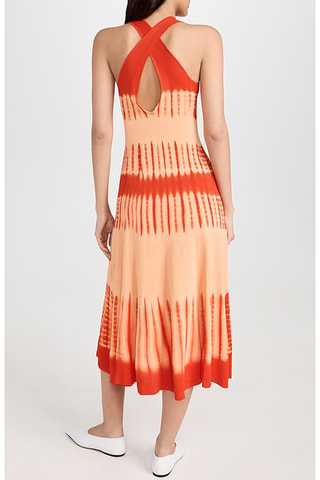Vestido midi sin mangas - Naranja - Proenza Schouler