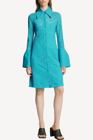 Vestido camisero - Azul - Proenza Schouler