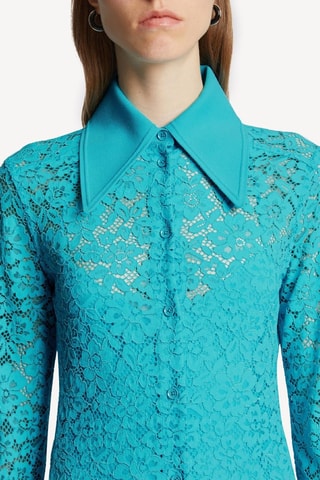 Vestido camisero - Azul - Proenza Schouler