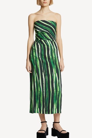 Vestido bustier sin mangas - Verde - Proenza Schouler