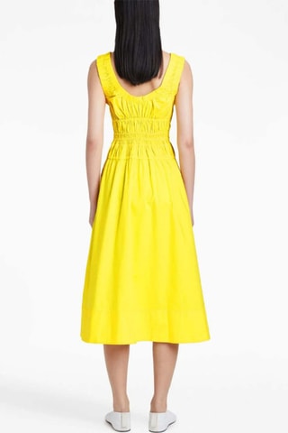 Vestido midi sin mangas - Rojo - Proenza Schouler