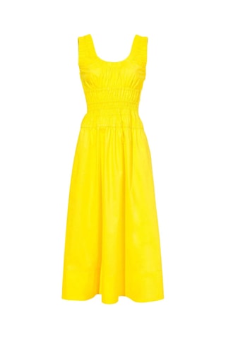 Vestido midi sin mangas - Rojo - Proenza Schouler