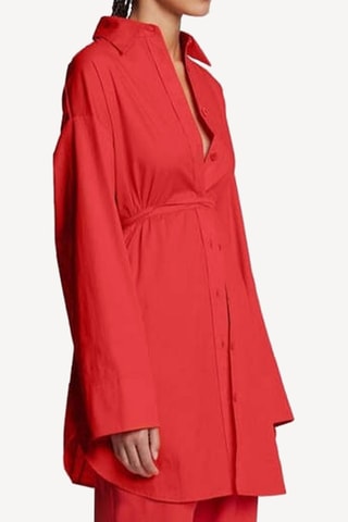 Vestido camisero - Rojo - Proenza Schouler